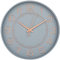 HZDHCLH 25cm Modern Quartz Lautlos Wanduhr Arabisch Ziffer Schleichende Sekunde ohne Ticken für Dekoration Wohnzimmer, Küche, Büro, Schlafzimmer (graues Gold)