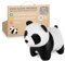 Little Big Friends Kleine Freunde | Rasselspielzeug | Spezielles Stofftier | Leicht zu reinigen | Luca der Panda