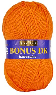 Sirdar Hayfield Bonus DK Double Knitting Yarn, Flame (570), 100g