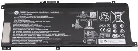 L43267-005 Original HP Batterie 55,67Wh pour Envy x360 15-ds0000, 15-dr0000