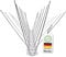 Gardflix® Taubenabwehr Spikes Taubenschreck 9m & 6m | Edelstahl Vogelschreck für Balkon und Fenster | Vogelabwehr Spikes zum Tauben vertreiben | Vogelschutz Abwehr gegen Vogelnester (Kunststoff 6m)