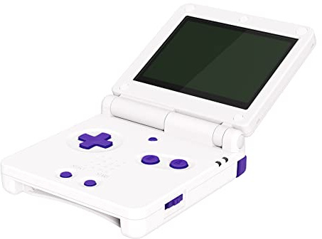 eXtremeRate Tasten Set für Nintendo Gameboy Advance SP, DIY-Ersatz Buttons Replacement D-Pad A B L R Knöpfe Ersatztaste Zubehör für Nintendo für GBA SP Console-SNES Lila(Ohne Konsole)