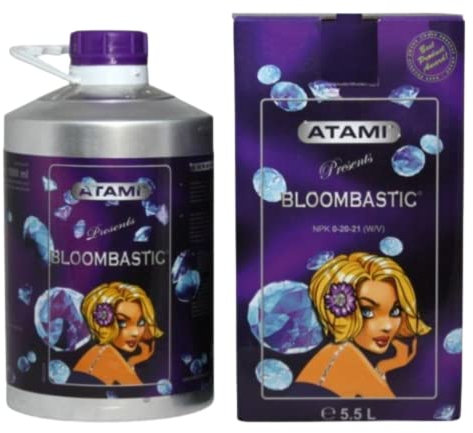 GROWMANIA Atami Bloombastic 5,5 L Fertilizante Orgánico | Floración y Engorde de Cogollos y Plantas | Abono con Extractos Naturales Bio Estimulantes