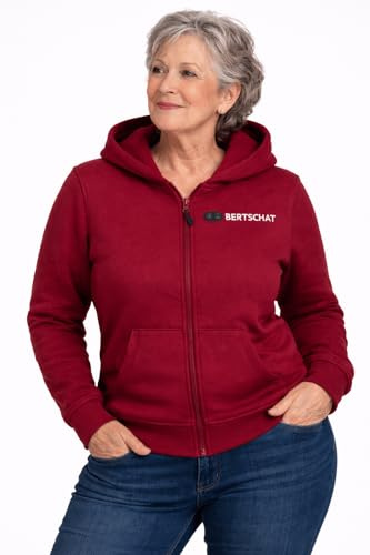 BERTSCHAT Beheizbare Hoodie Damen - Heizjacke - Heizpullover - Kapuzejacke mit powerbank - Drei Heizstufen - Waschbar