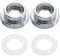 Create idea 2 adaptadores M22 a M28 con arandelas, rosca macho, conector de grifo, accesorios de montaje de tubería, cobre plateado
