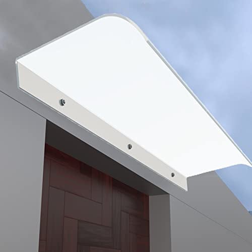 porch canopy outdoor awning patio awnings Porch Curved OverCanopy,Transparent Door Window Awning,Outdoor Garden Shade Shelter,UV Rain Snow Canopy Protection,for Back Door,Porch,Window (