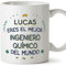 MUGFFINS Tazas Personalizadas para INGENIERO QUÍMICO hombre - En Español - Mejor del Mundo - 11 oz / 330 ml - Regalo Personalizable original y divertido