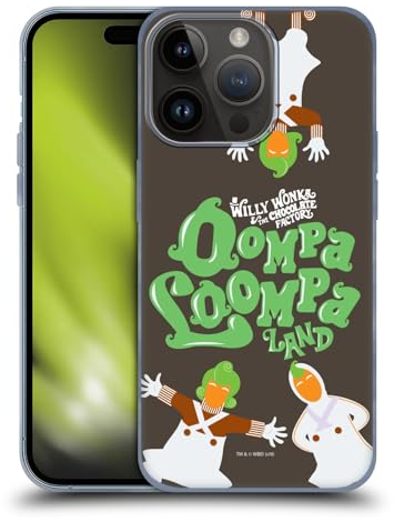 Head Case Designs Offizielle Willy Wonka and The Chocolate Factory Oompa Loompa Grafiken Gelhülle [Militärischer Schutzgrad] Kompatibel Mit Apple iPhone 15 Pro Und Kompatibel Mit MagSafe