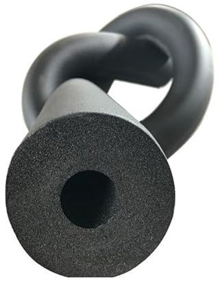 1 Piezas Negro Tubo Aislante Espuma, Tubería de Aire Acondicionado, Aislamiento de Tuberías, Tubería de Calentador de Agua Manguito de Aislamiento Especial, Espesor 9/15/20mm,Evitar La Congelación ( S
