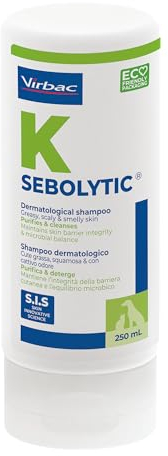 Virbac Sebolytic SIS Shampoo 250 ml für Haut mit Symptomen von Severe EYTHROPOID