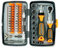 DUOCAI Werkzeug zum Entfernen von Schrauben und Muttern Spar-Ratschen-Set, Haushalts-Kombinations-Werkzeugkasten, Hardware, magnetische Schraube (Color : 115in1-Blue)