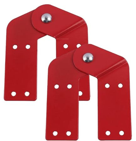 Dachbodenleiter-Scharnier für Leiter, ausziehbares System, Klapptreppe, Hardware-Ersatz, passend für Fischgrätenleiter und dreifach gefaltete Leiter-Spurstangenverstärkung, Dachbodenleiter-Teile (2