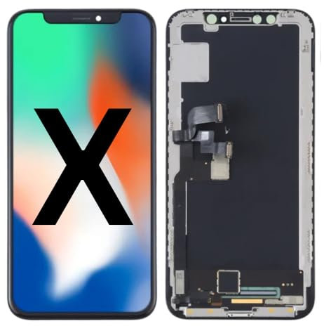 ETech61 iPhone X 5.8 inch LCD Display Screen Replacement Touch Screen Digitiser 3D Touch & LCD Display digitizer Assembly Screen,Compatible with A1865 A1901 A1902