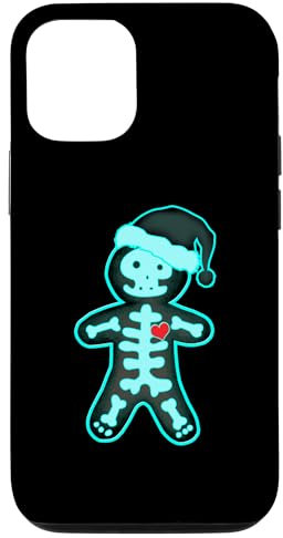 Hülle für iPhone 12/12 Pro X-Ray Lebkuchenmann Skelett Weihnachten Krankenschwester Xray Tech