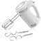 Kestreln S1 Hand Mixer Electric Whisk, 350W Power 5 Speeds with One-Touch Dial and Stable Flat Bottom, Includes 2 Stainless Steel Whisks & 2 Dough Hooks for Kitchen Baking, White, KS1350H