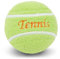 Lullaberry 6,5 cm Mein erster Tennisball – Plüsch-Babyrassel Spielzeug – sicheres weiches Sportspielzeug für Säuglinge Jungen und Mädchen