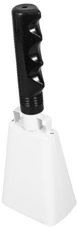 Vaguelly Kuhglocken Klappinstrument Mit Griff Hand Schütteln Musikzubehör Für Schlagzeug Instrumentenzubehör Und Gesangsglocke Spielzeug Für Rhythmuslehre