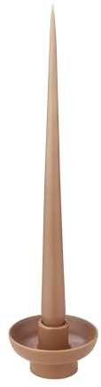 blomus Kerzenhalter -Vela- | Farbe Amber Brown | Größe S | Aus Keramik; Für stimmungsvolles Kerzenlicht; Matte Oberfläche mit angenehmer Haptik; Ø 9 x H 4 cm
