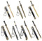 Heidouse 7pcs Mini épée avec Support de 1PC Bracket 5 Pouces de Style Ancienne clés de Porte clés de Porte clés déocrative pour Sac à Main, Sac à Dos, clé