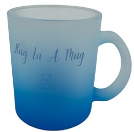 Woodside Home Living - Hug in A Mug Blue Ombre Sentiment Mug | Gift for Friend