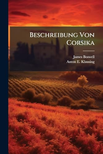 Beschreibung Von Corsika