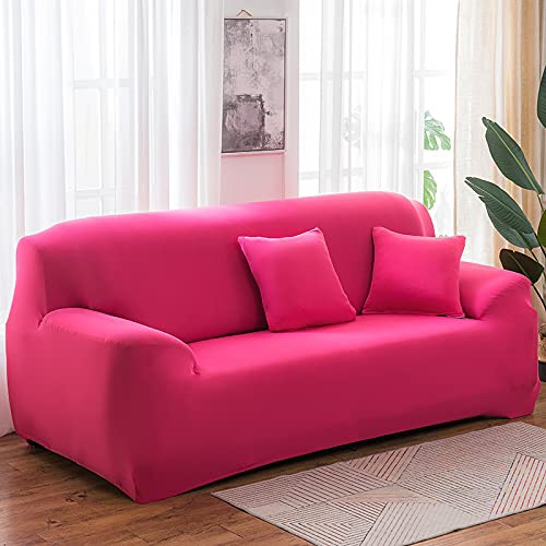 Sofa Überzug 3 Sitzer Pink Druck Sofahusse Stretch Couchüberzug Abnehmbare Sofabezüge Couch Überzug Waschbar Bezug Sofa Cover 3 Seater Sofabezug Langlebig Spandex Couchbezug