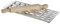 Imperia Italian Twenty Four Hole Ravioli Mould Tray and Rolling Pin