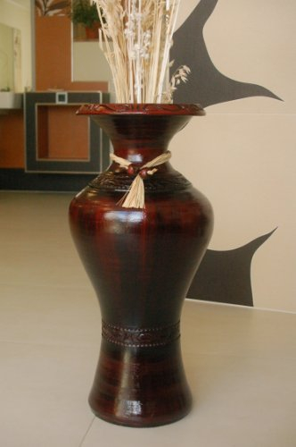 Sehr edle große Vase/Bodenvase, echte Handarbeit