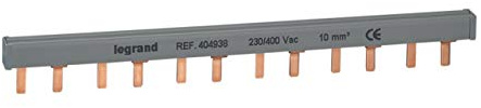 Legrand Peigne d'alimentation horizontale 12 modules pour appareils bipolaires à vis