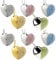 A Plus 10pcs 8GB Mixed Color USB Flash Drives Wholesale Crystal Heart 8G USB Memory Sticks for Wedding