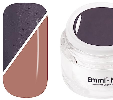 Emmi Nail Thermo-Farbgel: Veganes UV/LED-Gel für glänzendes Finish, hohe Deckkraft, Thermoeffekt, mittelviskos, kein Verlaufen in die Nagelränder, 5 ml (Obsession - Illumination)