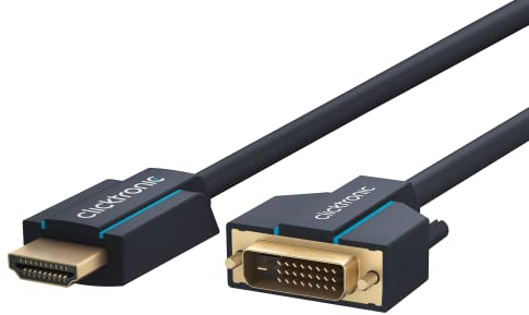 Clicktronic - 70342 - Casual Câble adaptateur HDMI/DVI 3 m