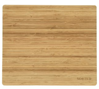 Premier Bamboo Chopping Board Set - Natural Coloured - 34L x 29W cm - Eco-Friendly & Built-in Groove