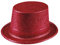 Boland 04254 Hut Glitter, unisex-adult, Rot, One Size