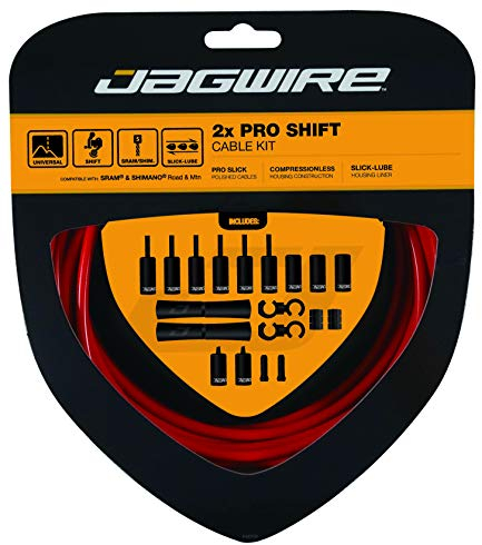 Jagwire PCK504 Kabel- und Hüllen-Set, Unisex, Erwachsene, Rot