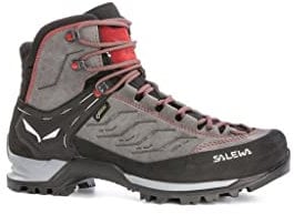 Salewa MTN TRAINER MID GORE-TEX Bergschuh, Trekking- und Wanderschuhe für Herren, Grau - Marron (Charcoal/papavero 4720) - Größe: 45 EU