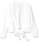 Capezio Damen Wrap Sweater - Girls Wickelpullover., Weiß, 4 Jahre EU