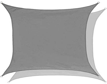 Lanbent Voile d'ombrage Impermeable Rectangulaire, 95% Anti UV Abri Voiture de Pergola pour Patio Extérieur, Jardin, Serre, Terrasse et Camping Toile d'ombrage