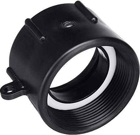 Powertool Raccordo per serbatoio d'acqua IBC da 1000 l, adattatore per valvola a barilotto da 50 mm, resistente, BSP adattatore femmina a femmina, connettore per valvola serbatoio IBC