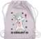 Turnbeutel Rucksack - Party & Alkohol Damen - Es eskaliert eh Einhorn mit Weinglas - Unisize - Pastell Rosa - einhornrucksack saufrucksack sauf wein beutel geschenke für weintrinker