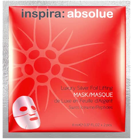 inspira: cosmetics alpina innovative luxuriöse Lifting-Maske Gesichtsmaske zur Verbesserung der Hautelastizität gleichmäßiger Teint Faltenglättung 11 ml