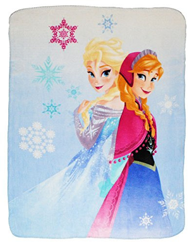 Kuscheldecke/Fleecedecke - Frozen - die Eiskönigin - 110 cm * 140 cm - Decke aus Fleece - Schmusedecke - für Mädchen - Prinzessin Princess - Kinder Plai..