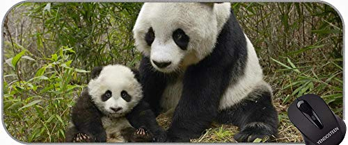 XXL Große Größe Mauspads, gefüllte Riese Panda rutschfeste Gummi Mousepad