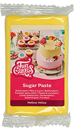 FunCakes Gelbe Zuckerpaste, 250 Gr