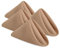 Utopia Home Stoffservietten, 43,2 x 43,2 cm, 100 % Polyester, gesäumte Kanten, waschbar und wiederverwendbar, ideal für Partys, Hochzeiten und Abendessen, Beige, 24 Stück