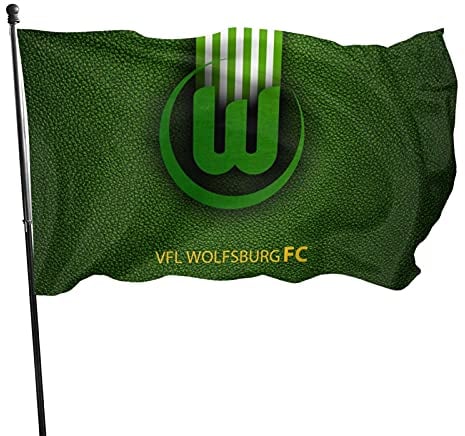 V-Fl Wolf-Sburg Fc Familienfahne Gartenflagge Gartenflagge bedruckt Willkommensfahne Dekofahnen Wettkampffahnen