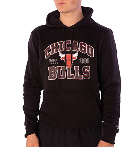 New Era Hoodie - NFL MBA MLB - Kapuzenpullover - Football Basketball Baseball - Limited Edition - New England Patriots, Chicago Bulls, Tampa Bay Buccaneers... (Chicago Bulls Black, XXL, xx_l)