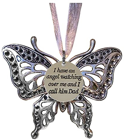 Alliwa Weihnachten Deko Weihnachtsbaumanhänger Schmetterling Familie Ornament Weihnachtsbaum Anhänger Weihnachtsbaumschmuck aus Metall Christbaumschmuck (C)