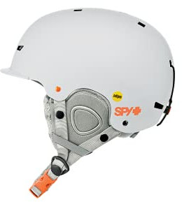 SPY+ - Galactic MIPS, White Light Gray Matte, No Lens Reference, Large, Snow Helmets, Unisex, Adult