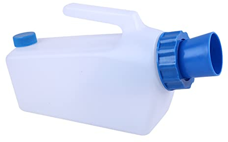 YNGJUENCP Urinal Masculino 1000ml, Botellas De Urinario Masculino Con Cubierta, Botellas De Orina Orinal Portátil Masculinas, Incontinencia, Personas Mayores, Viajes, Conduciendo, Camping C(Size:5pcs)